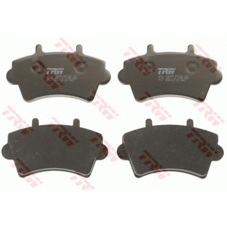 Jeu de quatre plaquettes de frein à disque TRW