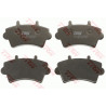 Jeu de quatre plaquettes de frein à disque TRW