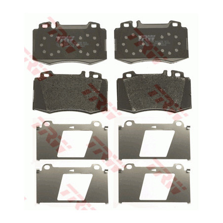 Jeu de quatre plaquettes de frein à disque TRW