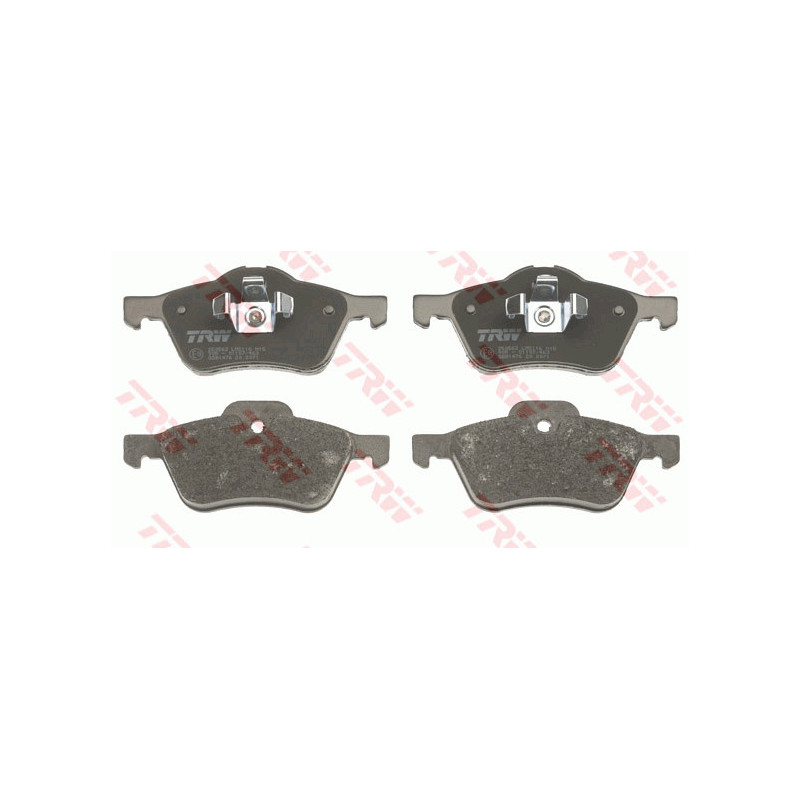 Jeu de quatre plaquettes de frein à disque TRW