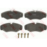 Jeu de quatre plaquettes de frein à disque TRW