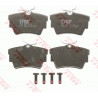 Jeu de quatre plaquettes de frein à disque TRW