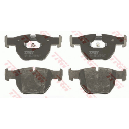 Jeu de quatre plaquettes de frein à disque TRW