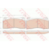 Jeu de quatre plaquettes de frein à disque TRW
