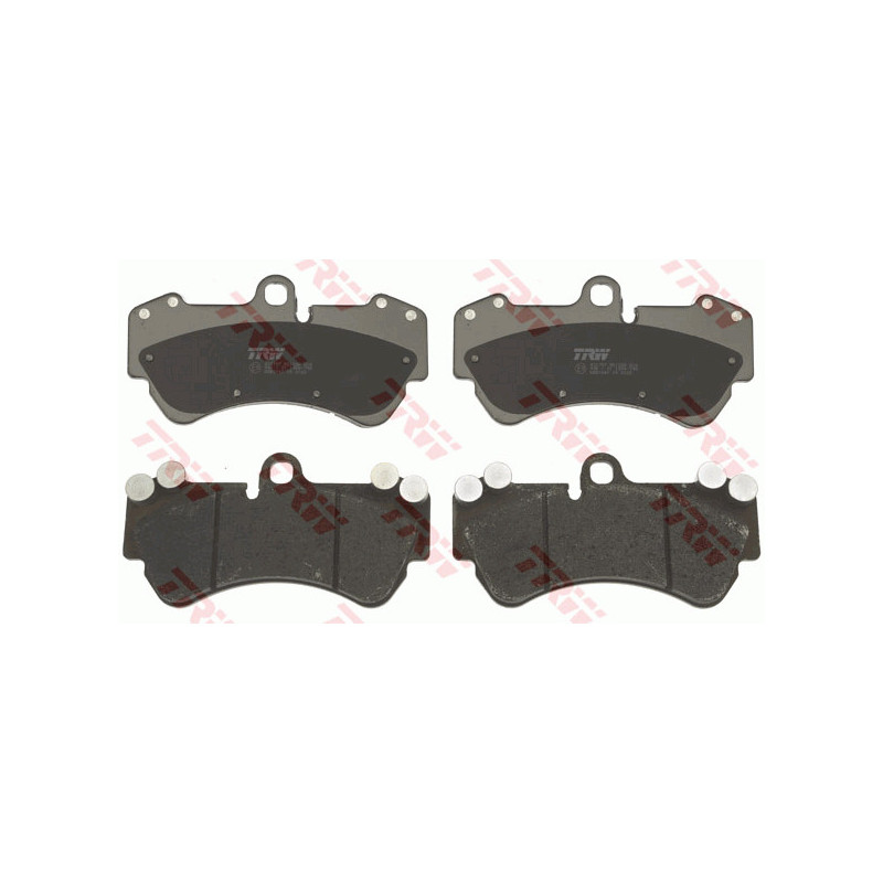 Jeu de quatre plaquettes de frein à disque TRW
