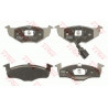 Jeu de quatre plaquettes de frein à disque TRW
