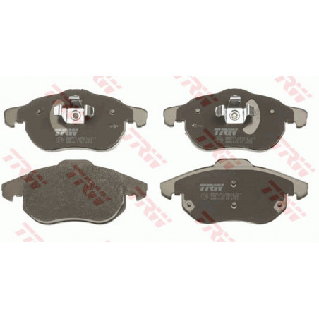 Jeu de quatre plaquettes de frein à disque TRW