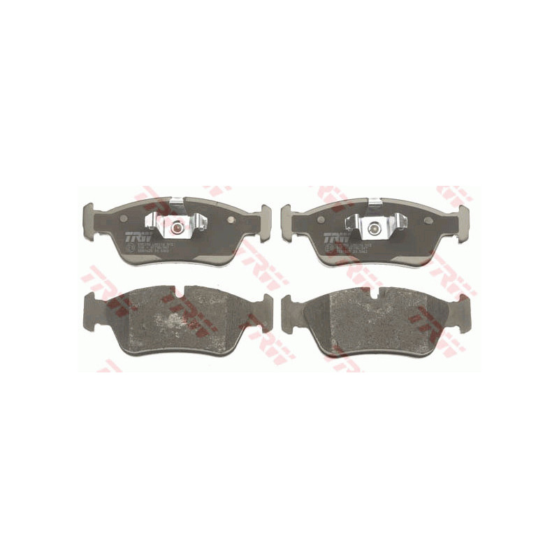 Jeu de quatre plaquettes de frein à disque TRW