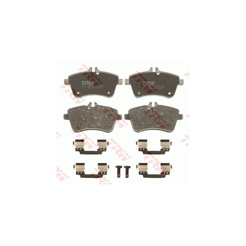 Jeu de quatre plaquettes de frein à disque TRW