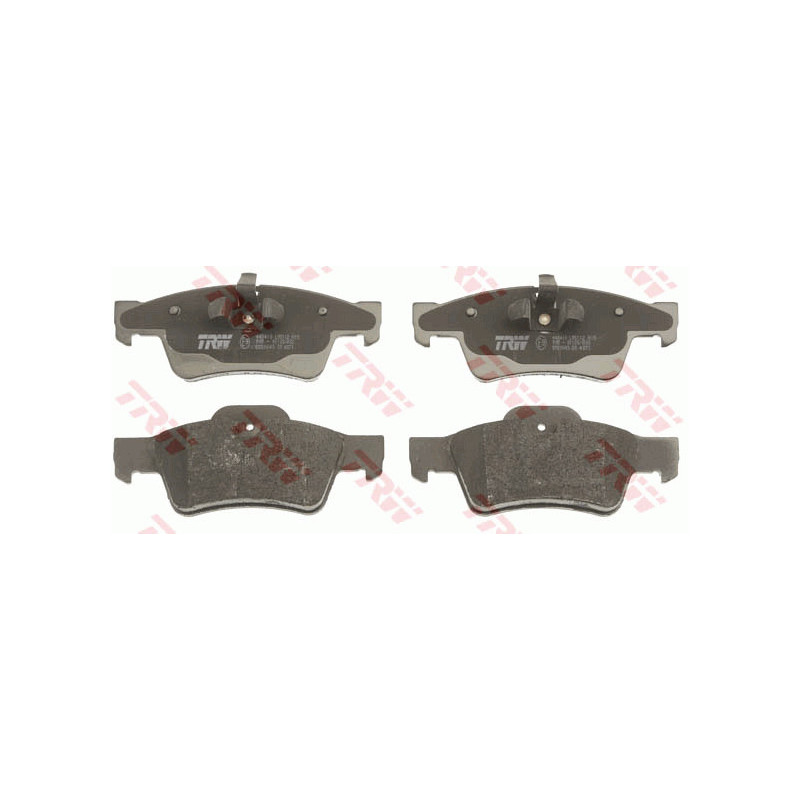 Jeu de quatre plaquettes de frein à disque TRW