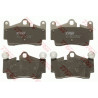 Jeu de quatre plaquettes de frein à disque TRW