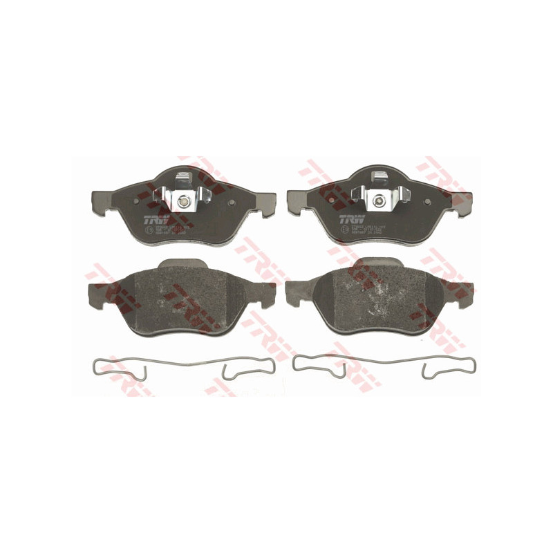 Jeu de quatre plaquettes de frein à disque TRW