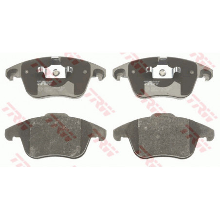 Jeu de quatre plaquettes de frein à disque TRW