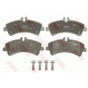 Jeu de quatre plaquettes de frein à disque TRW