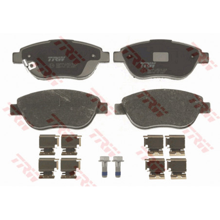 Jeu de quatre plaquettes de frein à disque TRW