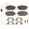 Jeu de quatre plaquettes de frein à disque TRW
