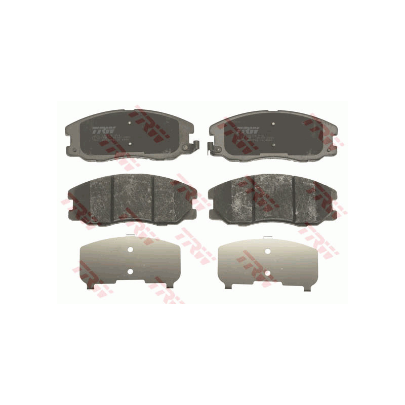 Jeu de quatre plaquettes de frein à disque TRW