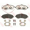 Jeu de quatre plaquettes de frein à disque TRW