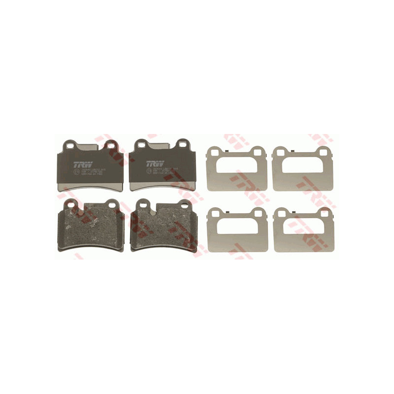 Jeu de quatre plaquettes de frein à disque TRW