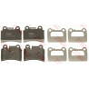 Jeu de quatre plaquettes de frein à disque TRW