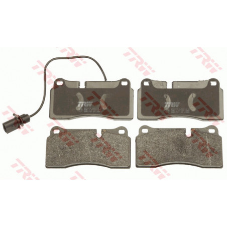 Jeu de quatre plaquettes de frein à disque TRW