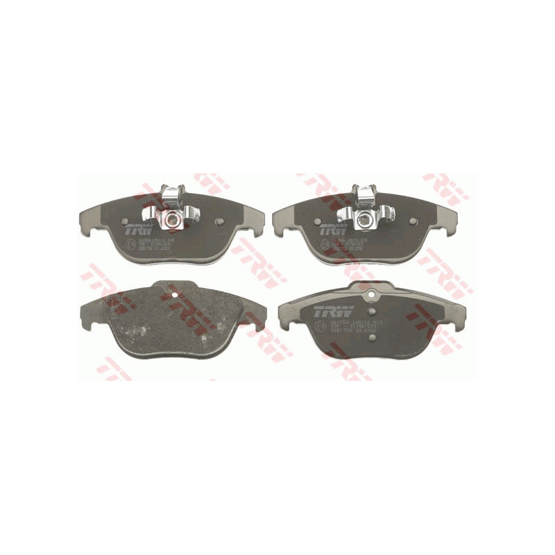 Jeu de quatre plaquettes de frein à disque TRW