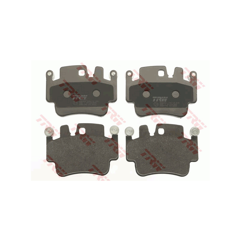 Jeu de quatre plaquettes de frein à disque TRW