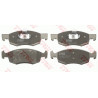 Jeu de quatre plaquettes de frein à disque TRW