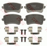 Jeu de quatre plaquettes de frein à disque TRW