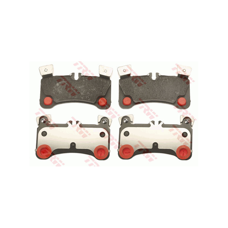 Jeu de quatre plaquettes de frein à disque TRW