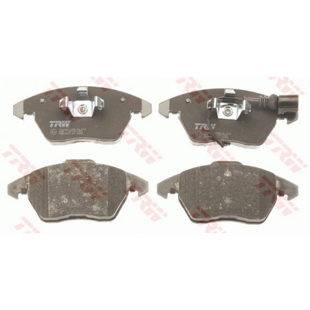 Jeu de quatre plaquettes de frein à disque TRW