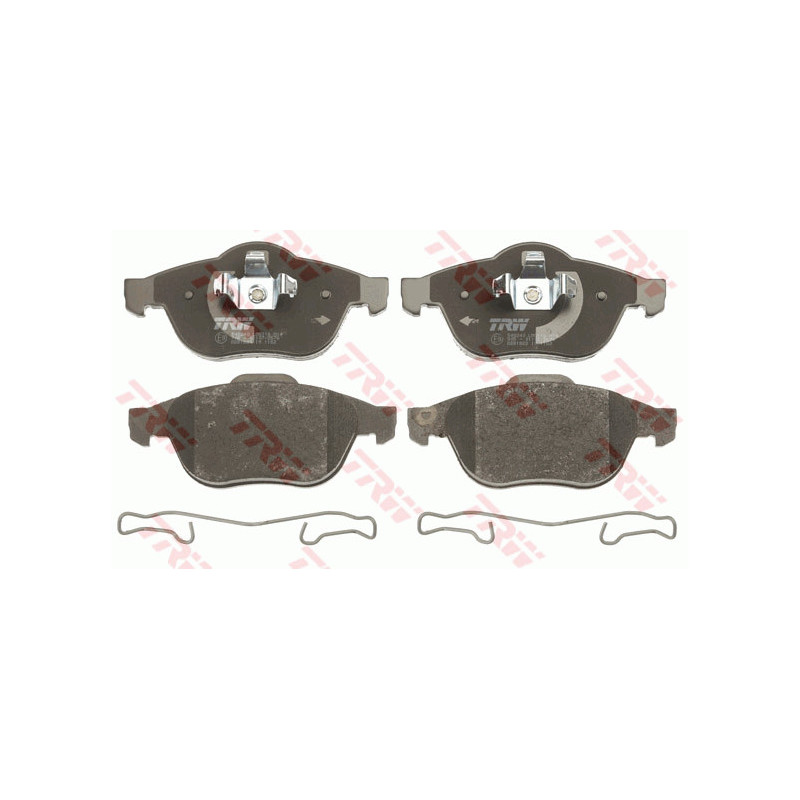Jeu de quatre plaquettes de frein à disque TRW