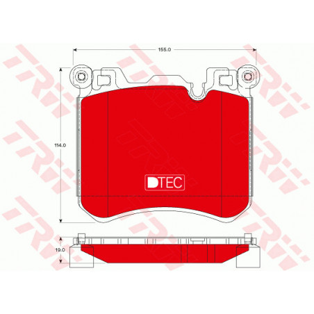 Jeu de quatre plaquettes de...