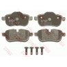 Jeu de quatre plaquettes de frein à disque TRW