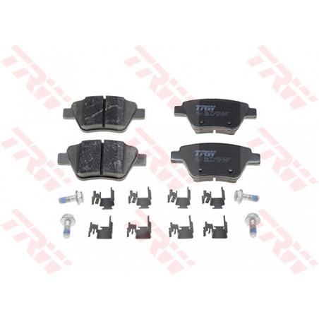 Jeu de quatre plaquettes de frein à disque TRW
