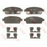 Jeu de quatre plaquettes de frein à disque TRW