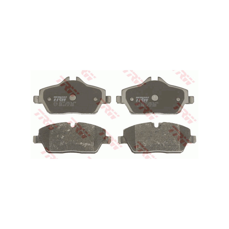 Jeu de quatre plaquettes de frein à disque TRW