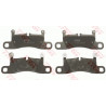 Jeu de quatre plaquettes de frein à disque TRW