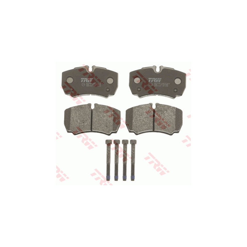 Jeu de quatre plaquettes de frein à disque TRW