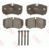 Jeu de quatre plaquettes de frein à disque TRW
