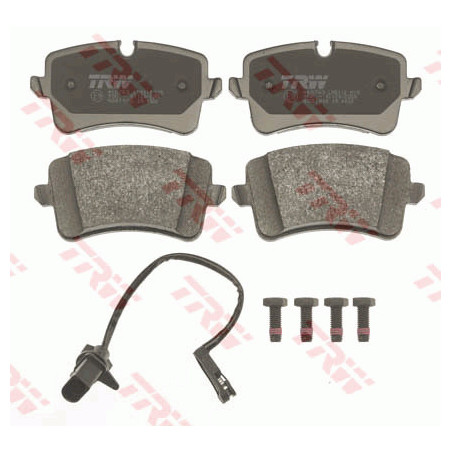 Jeu de quatre plaquettes de frein à disque TRW