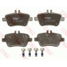 Jeu de quatre plaquettes de frein à disque TRW
