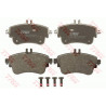 Jeu de quatre plaquettes de frein à disque TRW