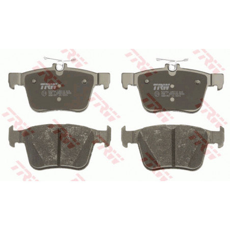 Jeu de quatre plaquettes de frein à disque TRW