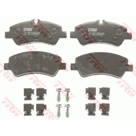 Jeu de quatre plaquettes de frein à disque TRW