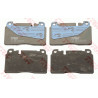 Jeu de quatre plaquettes de frein à disque TRW