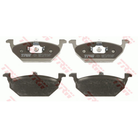 Jeu de quatre plaquettes de frein à disque TRW