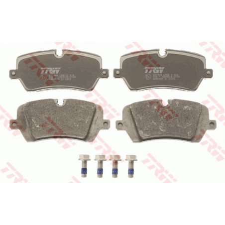 Jeu de quatre plaquettes de frein à disque TRW