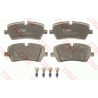 Jeu de quatre plaquettes de frein à disque TRW