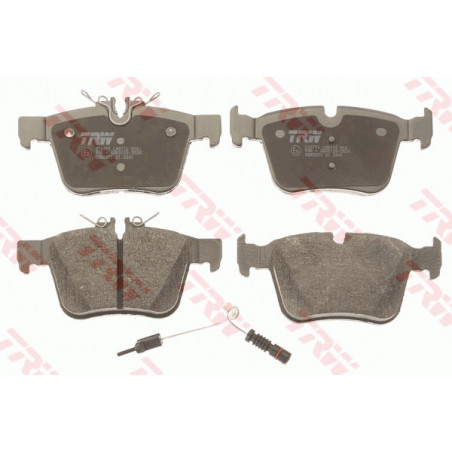 Jeu de quatre plaquettes de frein à disque TRW